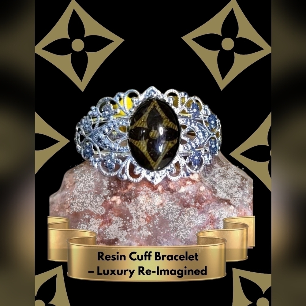 New Handmade Resin Cuff Bracelet – Luxury Re-Imagined
